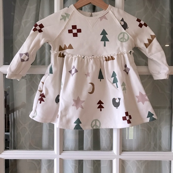 Little Co. by Lauren Conrad 3T Christmas theme winter dress, modern minimalist - Picture 1 of 8